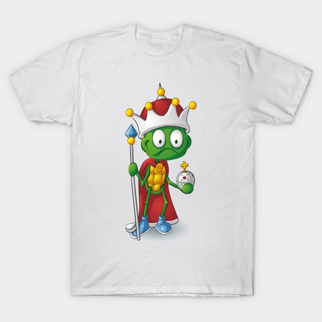 King Turtle T-Shirt by bambakagames